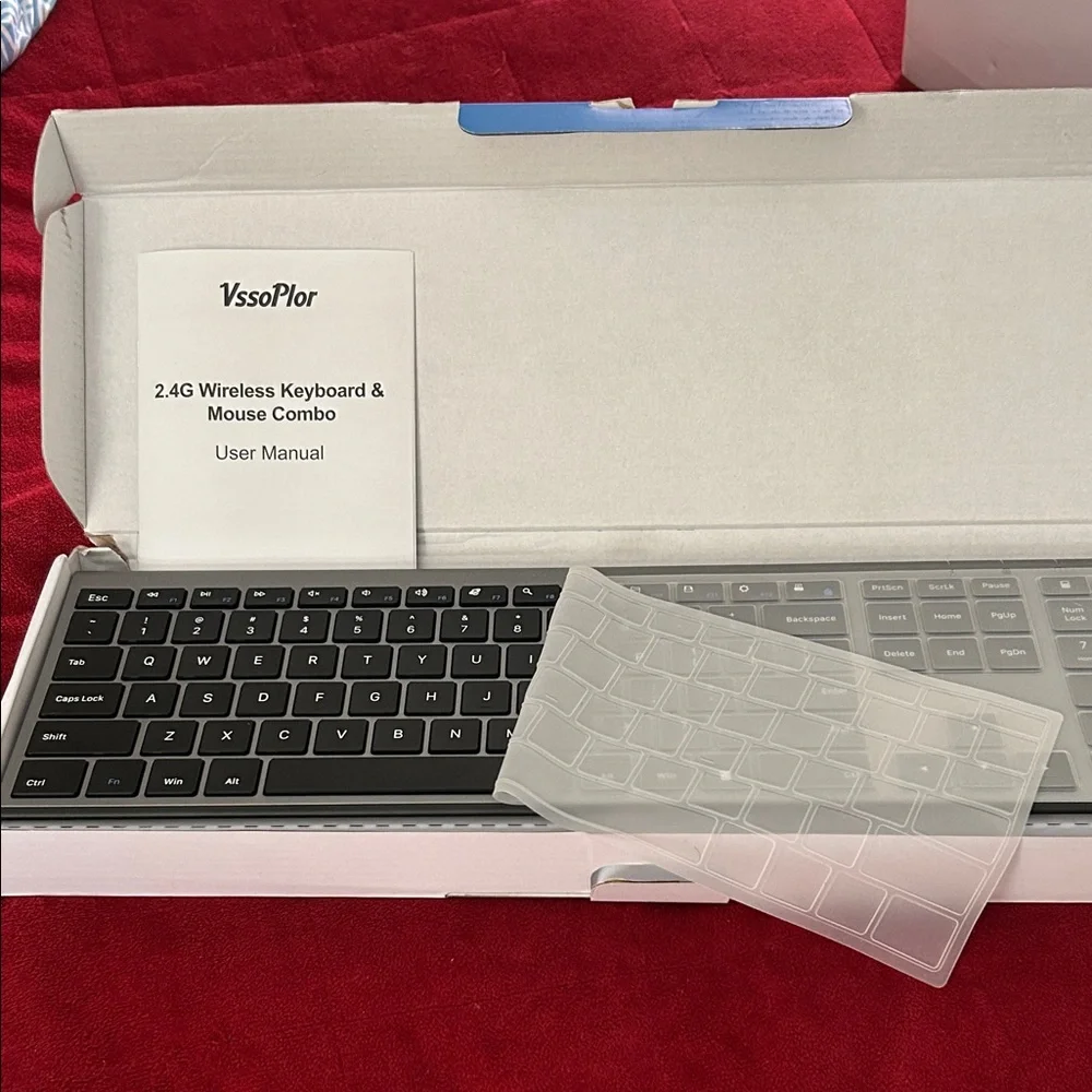 Wireless Keyboard and Mouse Combo - Black
